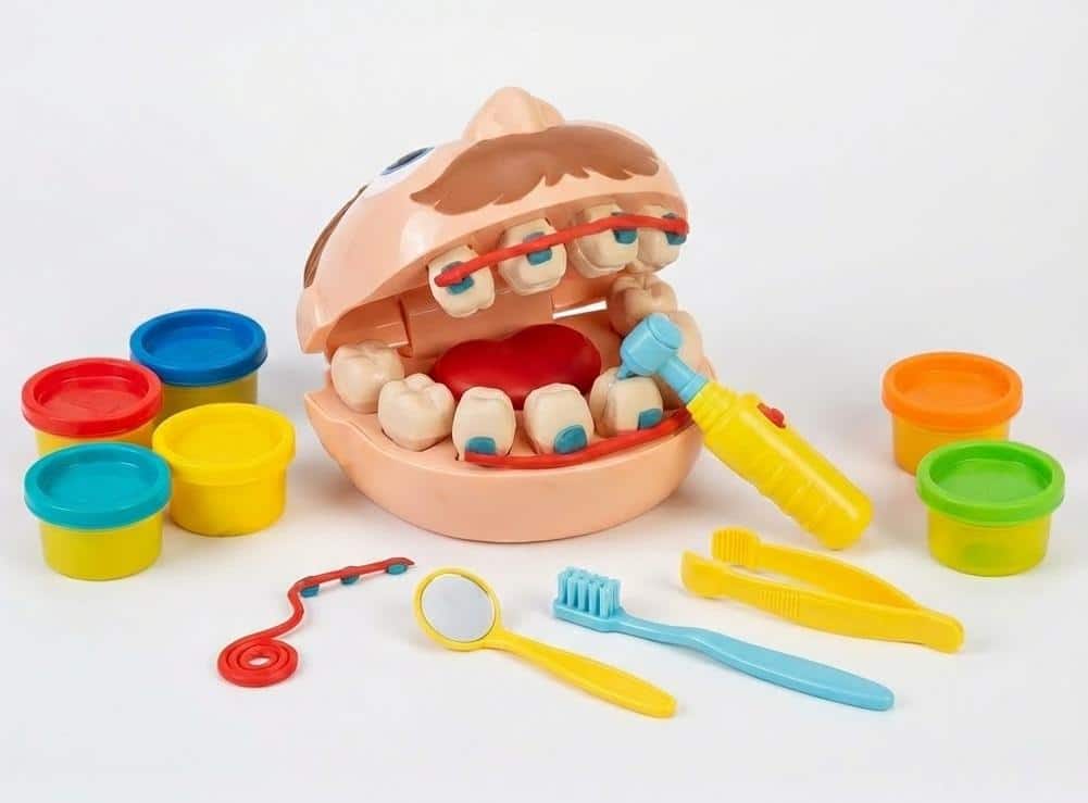 Playtoy Dentista – Set de Plastilina Compatible con Play-Doh