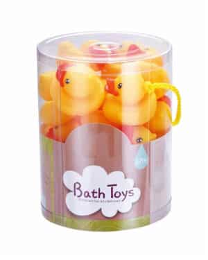 Bote con 20 Patitos de Baño – Juguetes para Agua 6M+