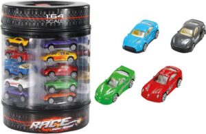 Bote con 25 Coches 1:64 – Pack de Mini Coches