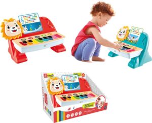 Piano Electrónico León 30 cm con Sonidos y Luces