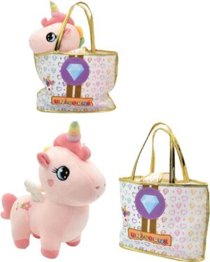 Bolso con Unicornio 25 cm + Peluche Unicornio