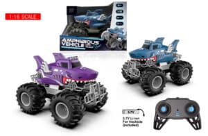 Rc Tiburon Anfibio (Funciona En Agua)