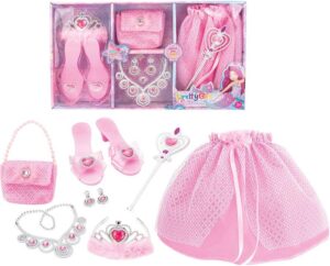 Set de Zapatos y Accesorios de Princesa – Juego de Disfraces Infantil