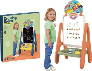 Pizarra Reversible 55 cm con Accesorios – Infantil