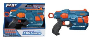 Pistola Fast 12 Dardos – Lanzadardos de Espuma para Niños