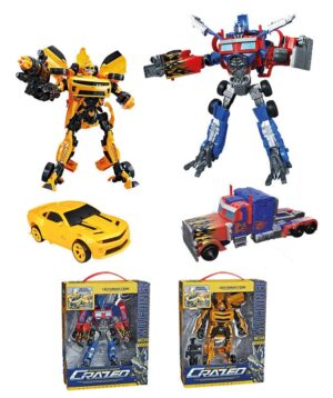 Robot Transformable en Vehículo 22 cm