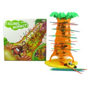 Juego Monos Locos – Torre con Palitos y Monitos