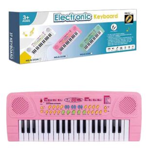 Órgano Electrónico Infantil Rosa – 42 cm