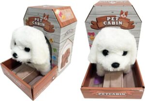 Perro Andador 14 cm para niños +3 años – Mascota interactiva de peluche