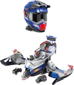 Casco Circuito Luz Y Sonido 2 Coches