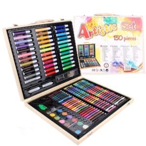 Maletín Artista 150 Piezas (30×37 cm) Set de Dibujo Completo
