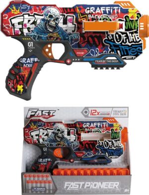 Pistola Fast Graffiti 12 Dardos
