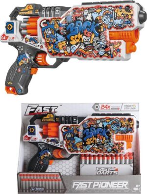 Pistola Graffiti Eléctrica 24 Dardos – 44 cm
