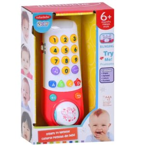 Mando a Distancia Bebé Educativo Interactivo Bilingüe con Luces y Sonidos +6 Meses