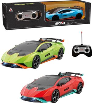 RC Lambo Moka Verde 20 cm – Coche Teledirigido Deportivo