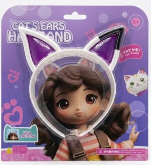 Diadema Orejas de Gato con Luz