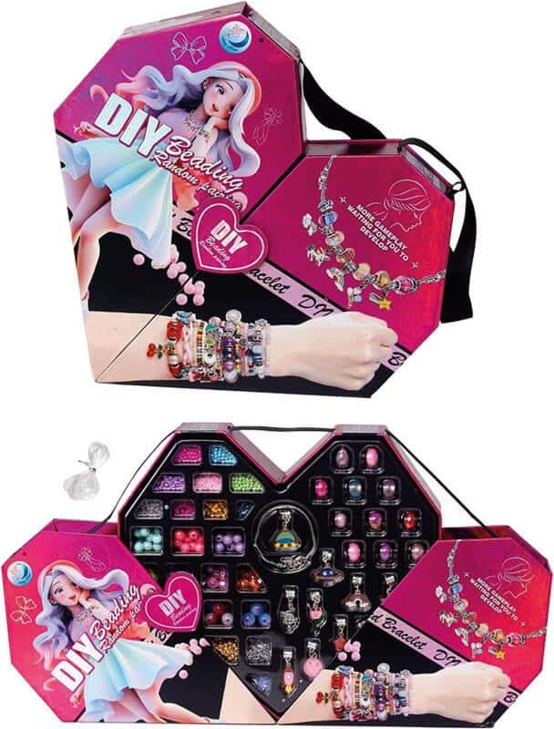 Caja de Abalorios DIY – Set Creativo para Pulseras y Colgantes