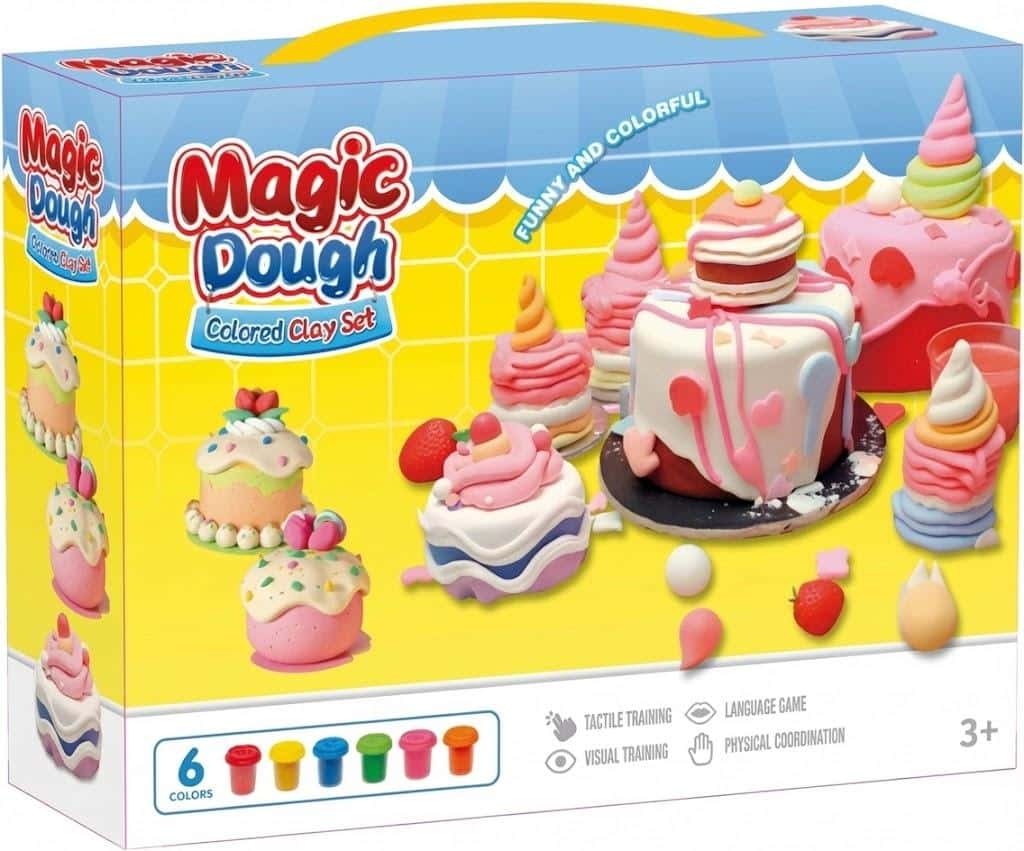 Magic Dough Tartas – Set de Plastilina para Crear Pasteles y Postres
