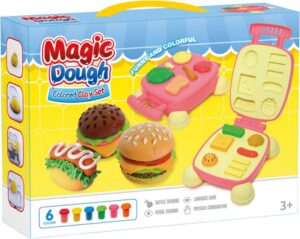 Magic Dough Sandwichera – Set de Plastilina Hamburguesas y Bocadillos