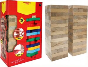Jenga de Madera 90 Piezas
