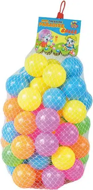50 Bolas de Colores 7 cm – Bolas para Piscina de Bolas Infantil
