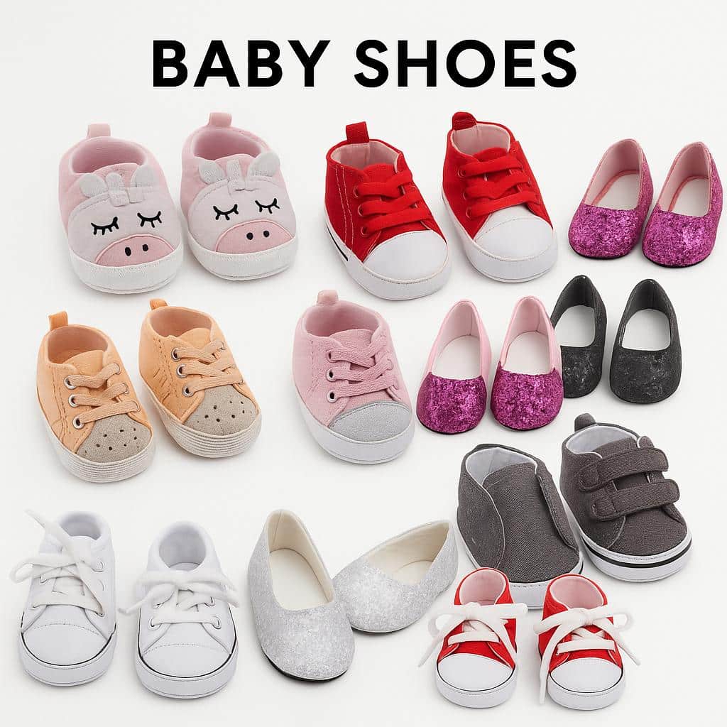 Zapatos para Muñecas 40-42 cm – Surtido de Modelos Aleatorios