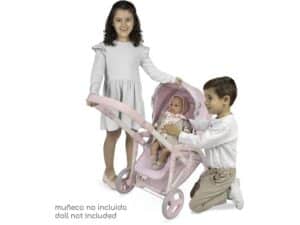 Carro Muñecas 3x1 Plegable Sophie con Bolso