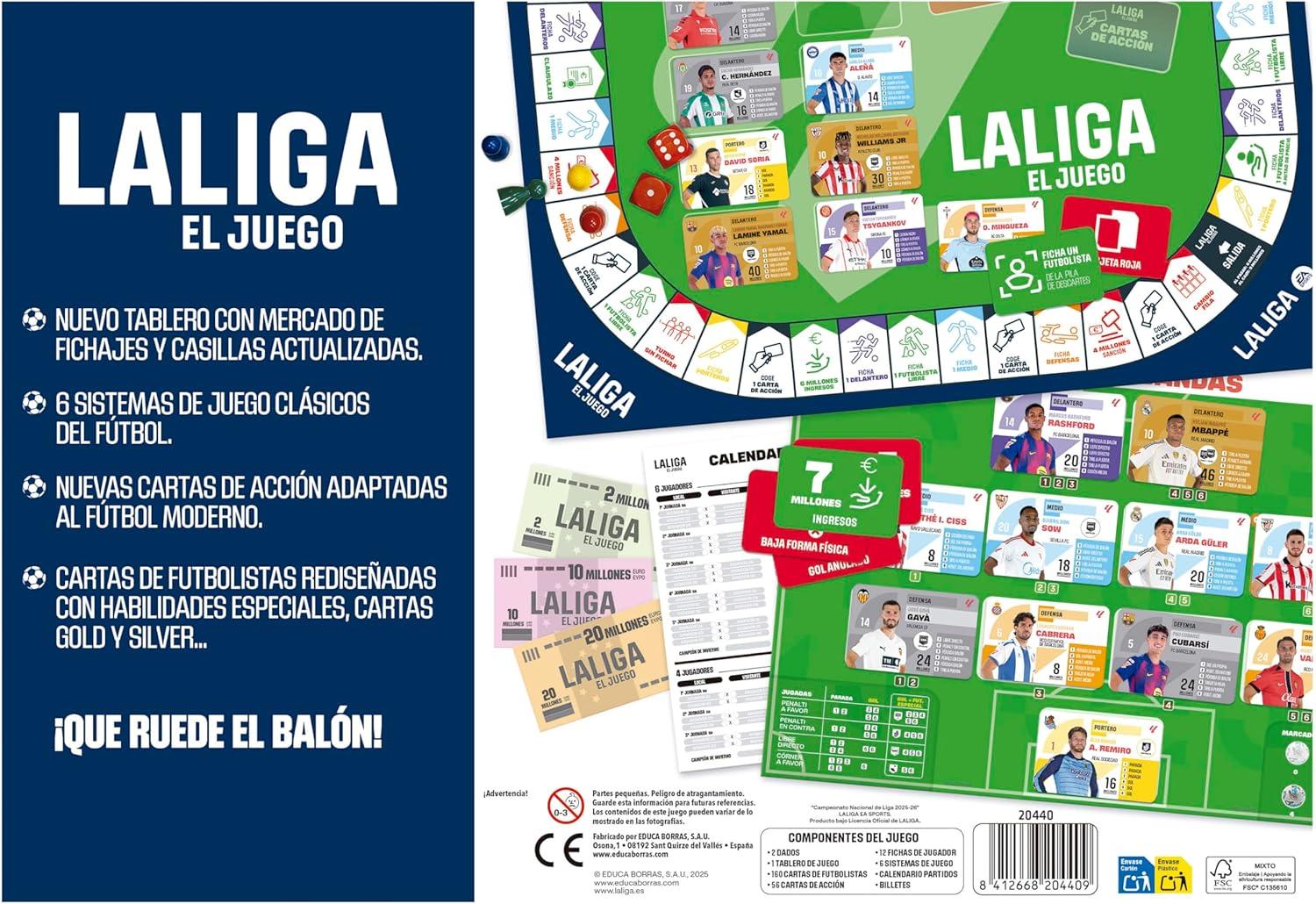 LALIGA El Juego 2025-26 Juego de de Mesa - Imagen 2