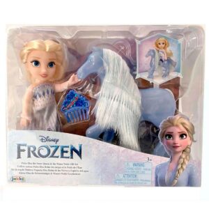 Muñeca Elsa + Nokk Frozen Disney 15cm