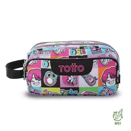 Estuche Agapec - K-Pop, 3 compartimentos