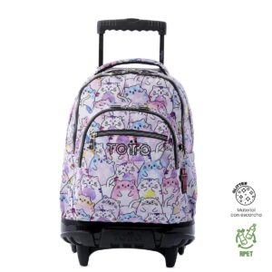 Mochila carro Renglones Glitter - Paws