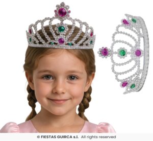 Diadema plata elegante