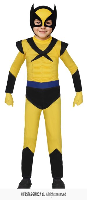 DISFRAZ YELLOW HERO LOBEZNO 10-12 AÑOS