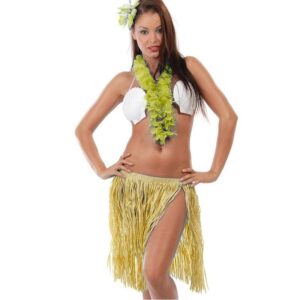 CONJUNTO HAWAIANO PAJA (3 PIEZAS )