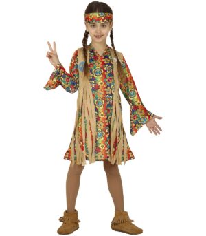 DISFRAZ HIPPIE NIÑA 10-12 Años