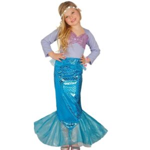 DISFRAZ SIRENA, INFANTIL, 7 – 9 Años