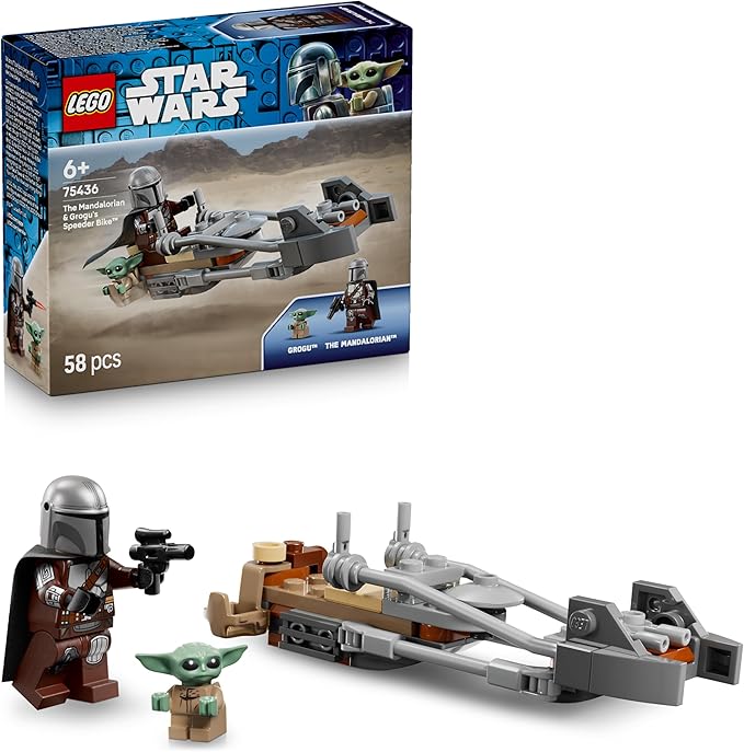 Moto Speeder del Mandaloriano y Grogu LEGO 75436