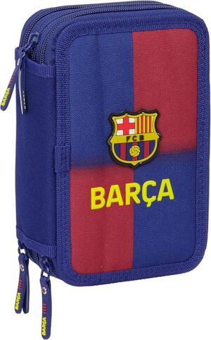Plumier Triple 37 Pcs F.C.Barcelona 1ª Equip.