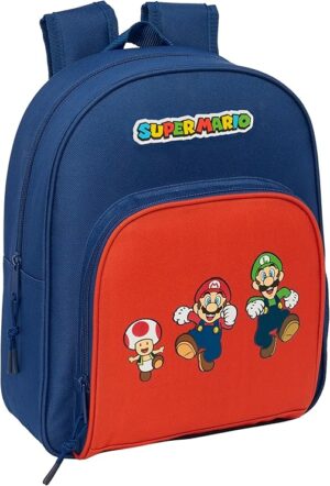 Mochila Infantil Adapt.Carro Super Mario "