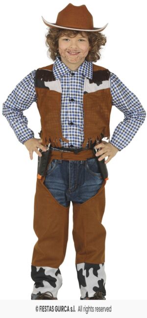 Disfraz vaquero vaquera 7-9 años