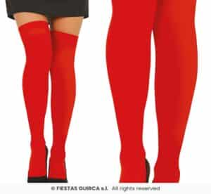 Medias rojas adulto