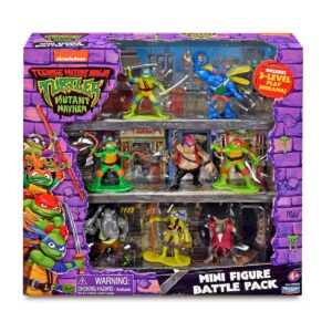 Pack 8 Figuras 7 cm Tortugas Ninja Famosa