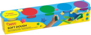 Soft Dough BLANDIVER Estuche 5 botes 110 g colores surtidos
