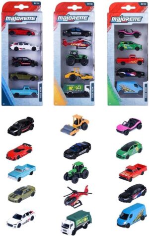 Set de 5 coches Street Cars Majorette