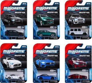 Coche Majorette Mercedes-AMG Premium 7,5 cm de Metal con Piezas Móviles – Licencia Oficial