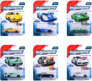 Coche Majorette Porsche Premium Cars 1:64 (7,5 cm) de Metal con Partes Móviles – Licencia Oficial Po