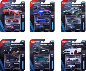 Coche Majorette Mercedes-AMG Deluxe Cars 1:64 (7,5 cm) de Metal con Caja Coleccionista