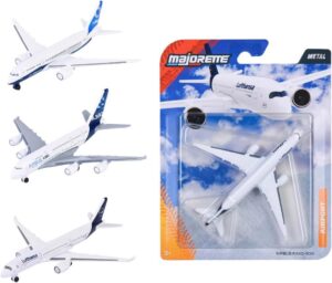 Avión de Pasajeros Majorette Metal 1:64 11 cm con Rueda Libre – Surtido Aleatorio con Licencias Ofic