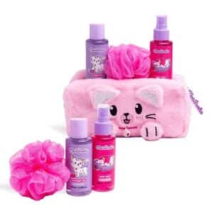 Martinelia Pack Baño Lulu & Duky – Gel, body mist y esponja en neceser