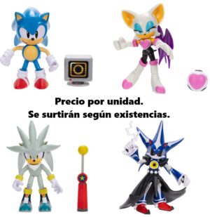 Figura articulada de 10 cm de Sonic, de la serie 17